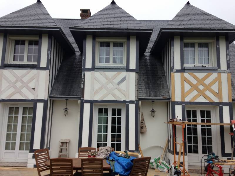 Où faire rénover le colombage de sa maison en Normandie proche Fontaine la Mallet