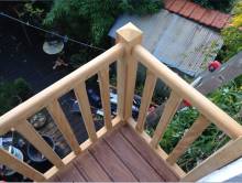 Plancher en lame de terrasse exotique