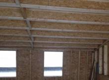 Ossature prêtre à recevoir l'isolation